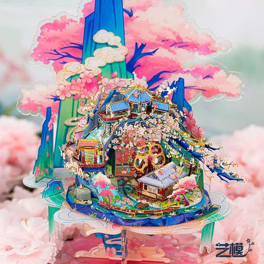 ART MODEL 3D Metal Puzzle - Peach Blossom Spring by Tao Yuanming