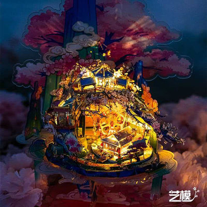 ART MODEL 3D Metal Puzzle - Peach Blossom Spring by Tao Yuanming