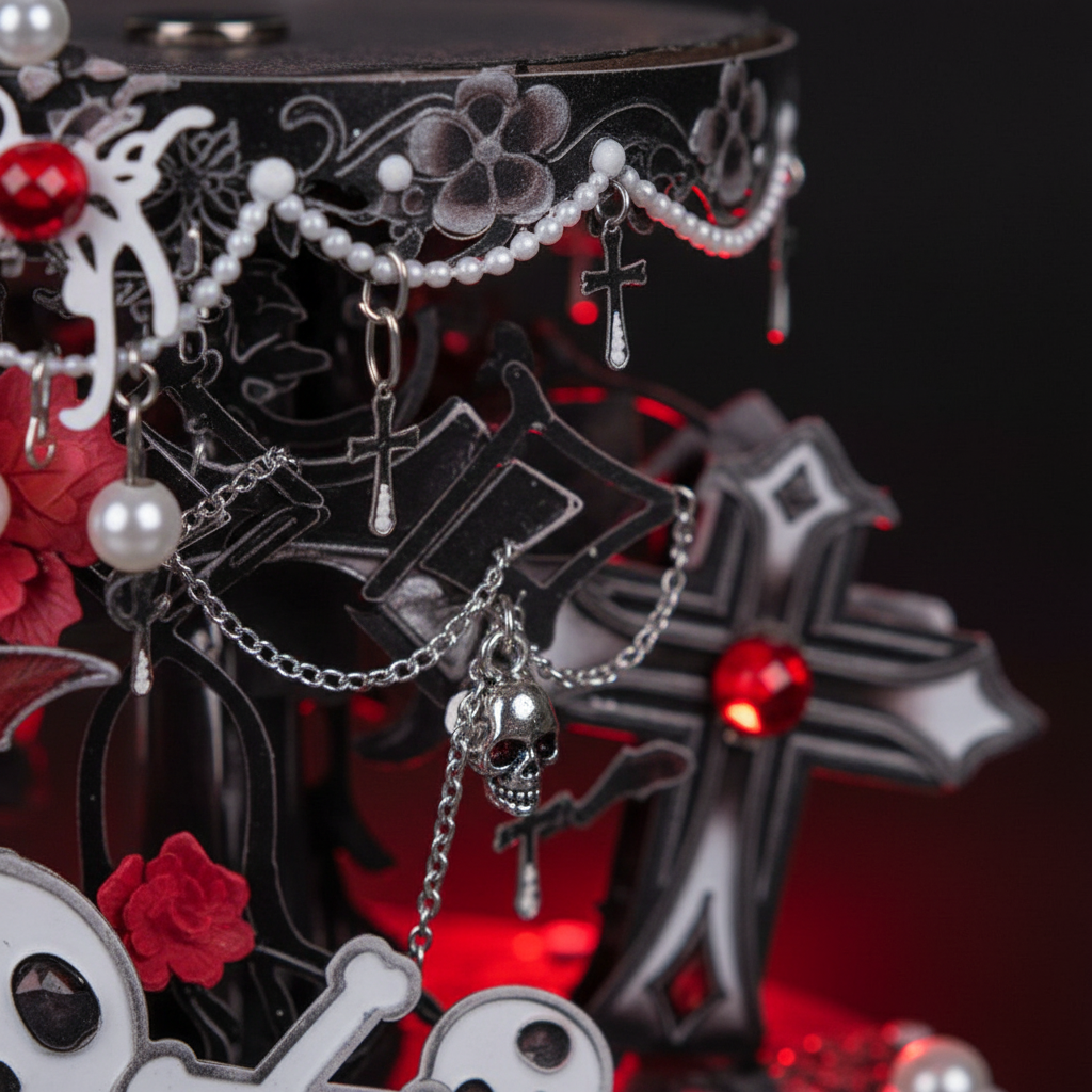 银链骷髅坠