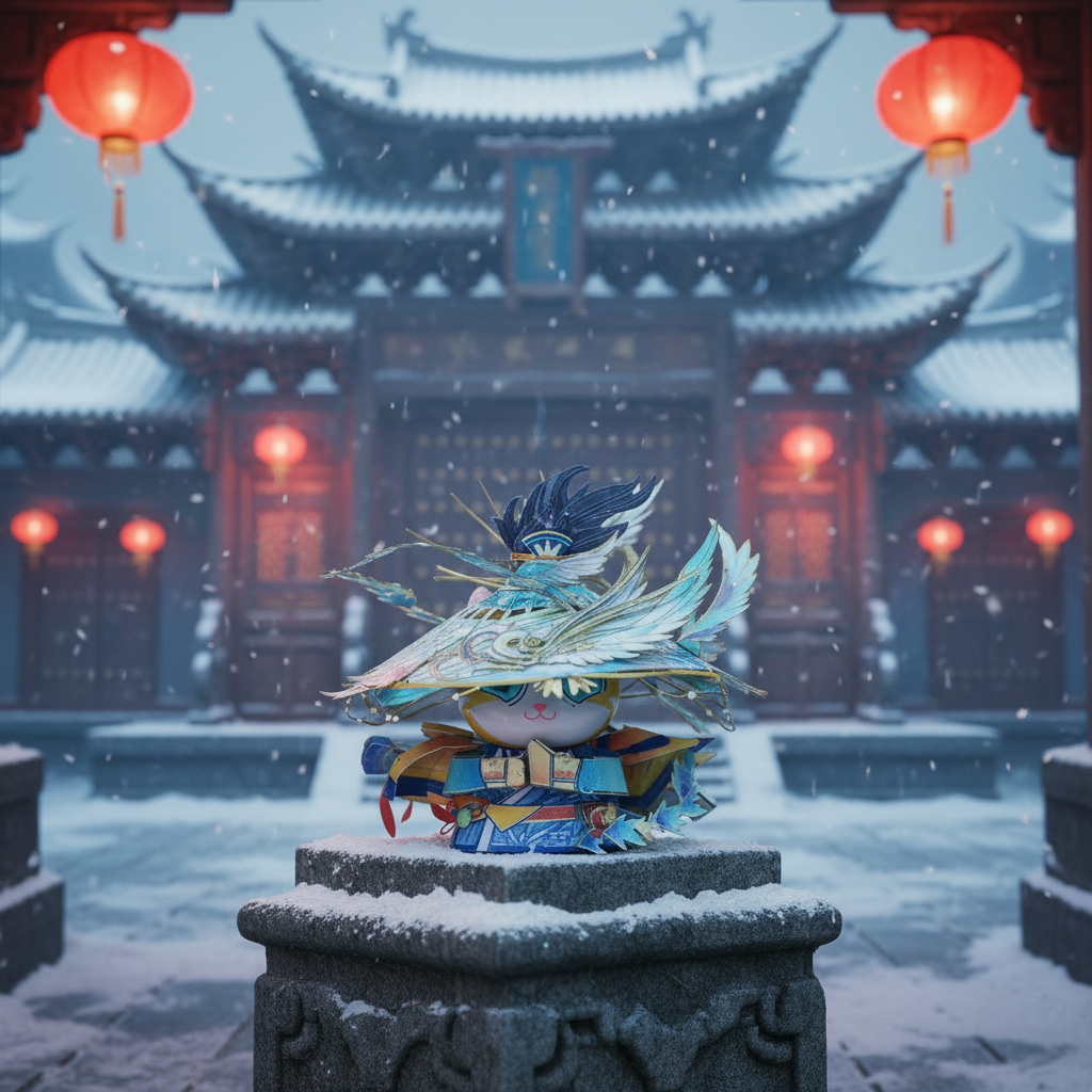 雪夜古寺